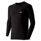 (モンベル)mont-bell ジオラインEXP.ラウンドネックシャツ Men's 1107518 BK ブラック S